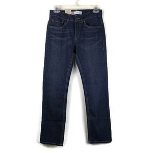 Levis Boys Denim Jeans 12 Reg 511 Slim Fit Classic Dark Blue Wash Straight NWT